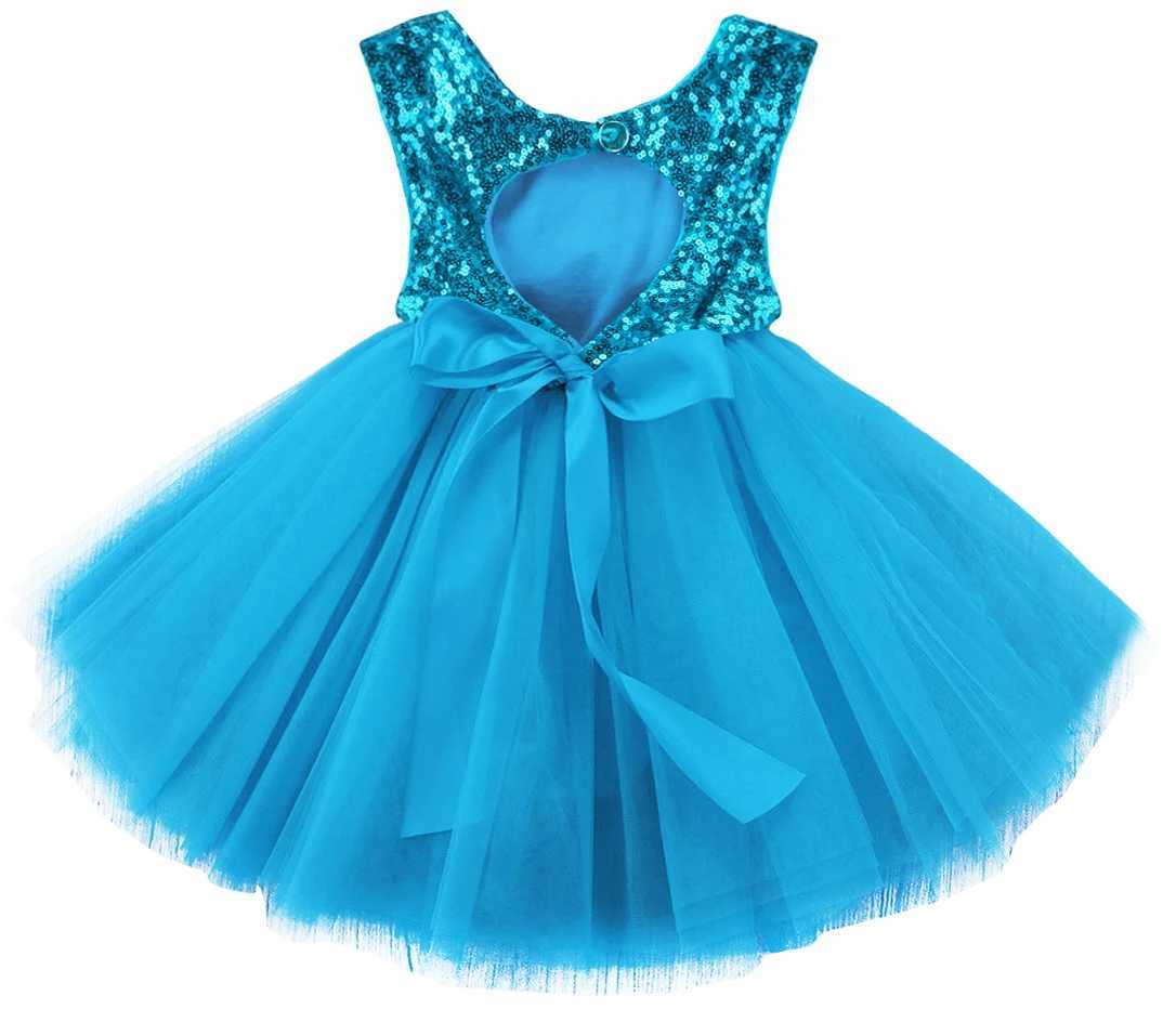 Baby Girls Christmas glitter Tutu dress sleeveless childrens princess birthday dress size 3 months -4 years W250111