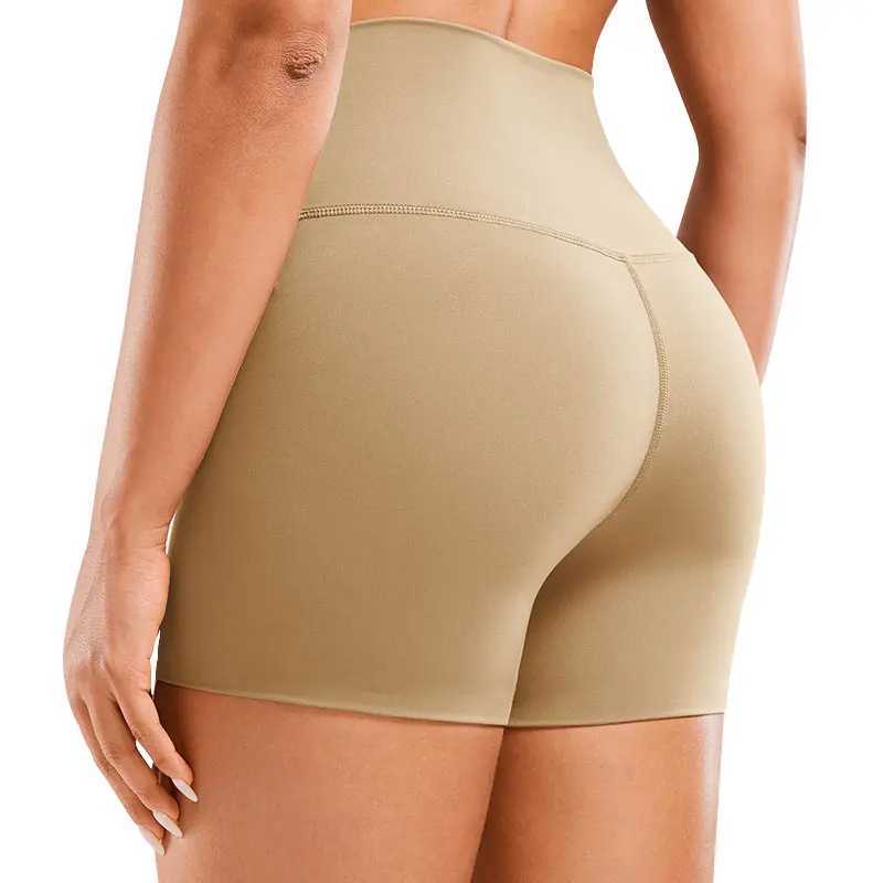 2024 Newest Yoga Shorts For Women High Waisted and Hip Lifting Shark Pants With Elastic Wide Waistband Base Workout ShortsXJ250111