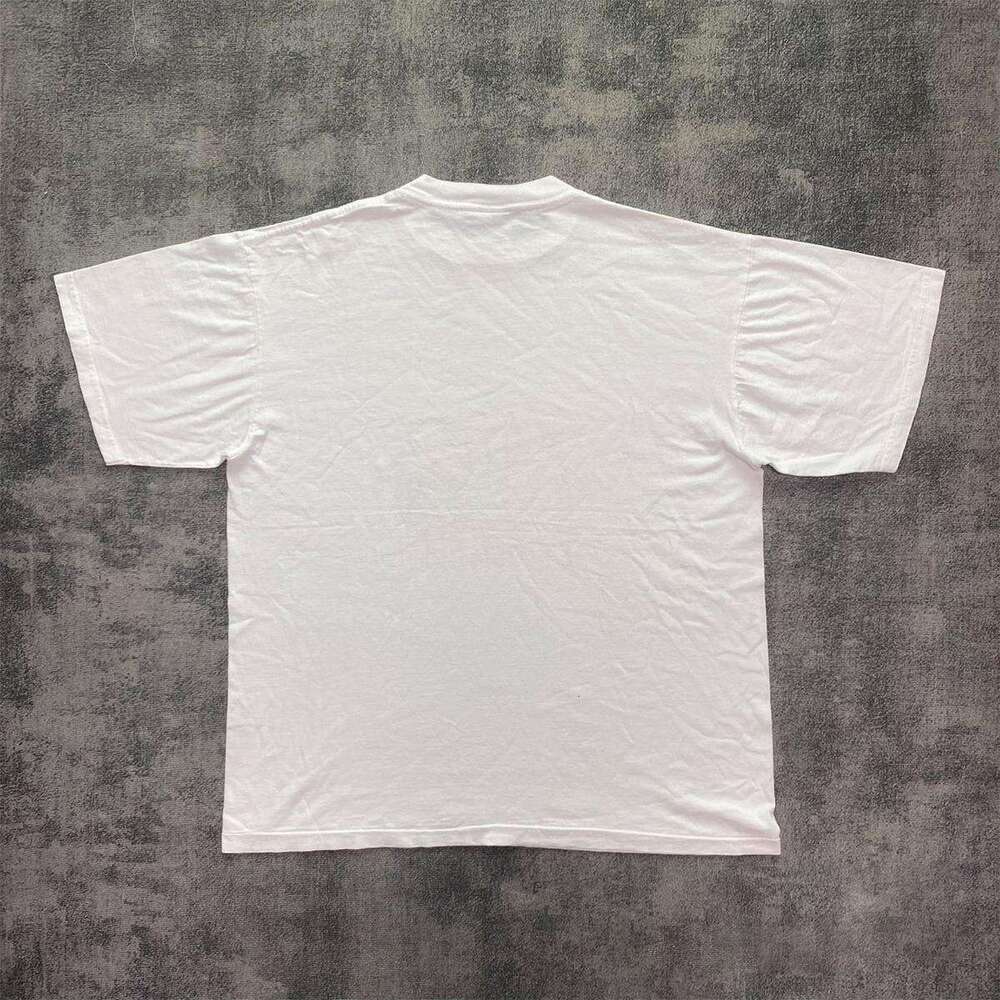 Inspiration Washed Japanese Manga Style Nostalgic Hip Hop High Street Cool Casual Short Sleeve T-shirt