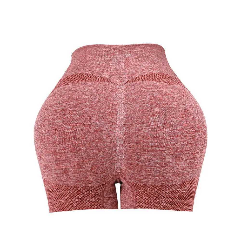 Fitness Shorts Sports High Waist Abdomen Breathable Stretch Peach Hip-lifting Leggings Anti-glare Quick-drying Yoga Pants WomenXJ250111