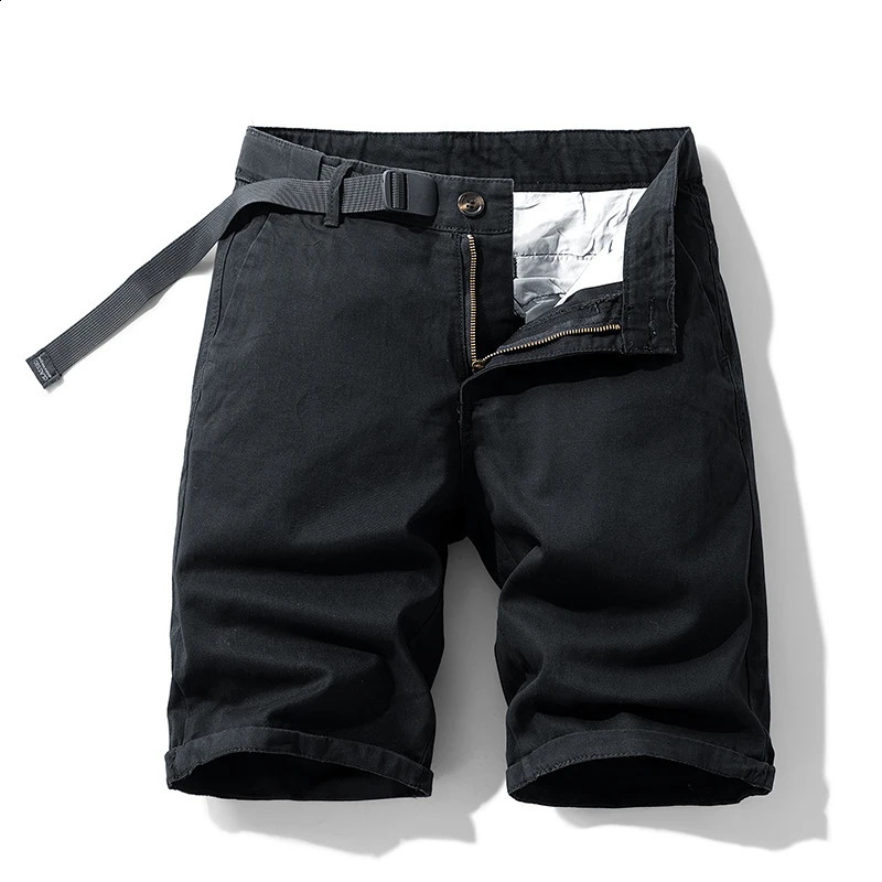 Summer Cargo Shorts Mens Fashion Loose Fifth Pants Casual Versatile Youth Straight Beach Middle 250108