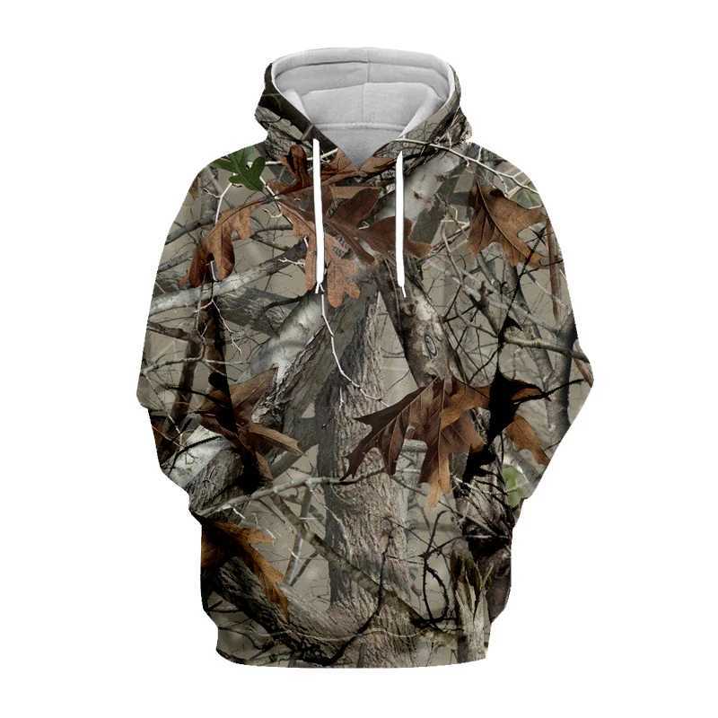 Mens Hunting Hoodie Graphic Camouflage 3D Printed Sweater Clothing Harajuku Fashion Hoodie Autumn Long Sleeve Mens Hoodie W250110