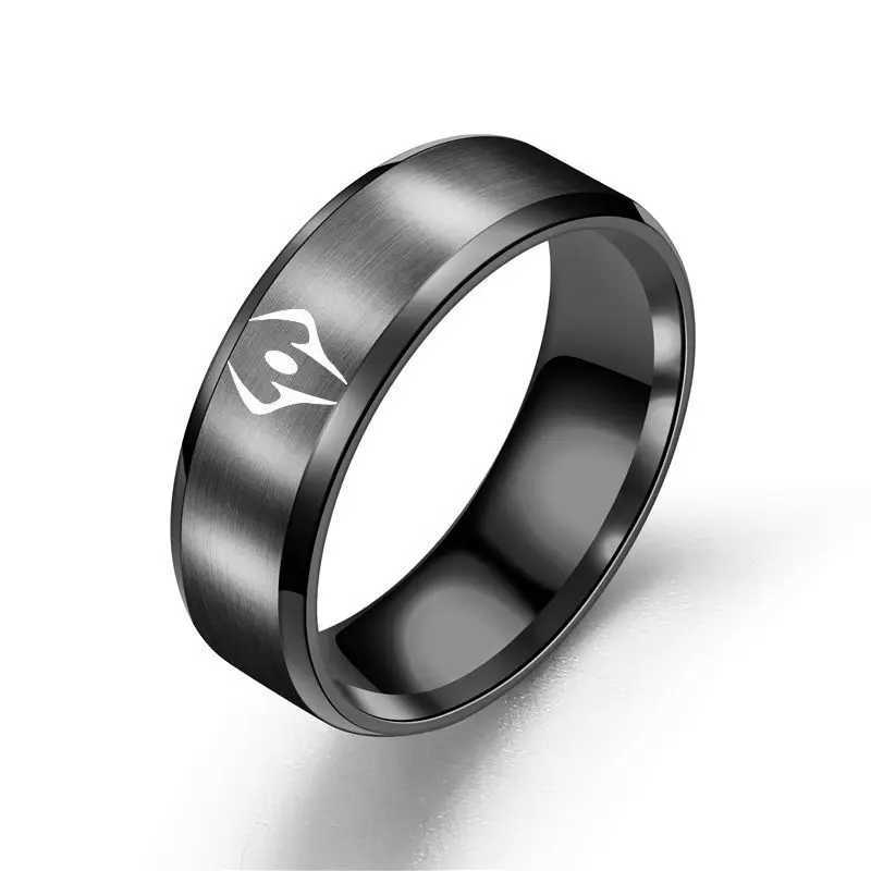 Jujutsu Kaisen Ring Ry men Sukuna Role Playing Black Eyes Neutral Ring Props Jewelry Gifts Stainless Steel Accessories W250111