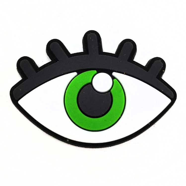 PVC Eyes Blue Flowers Buckle Accessories Adult Sandals Shoe Charms Fit Holiday Gifts