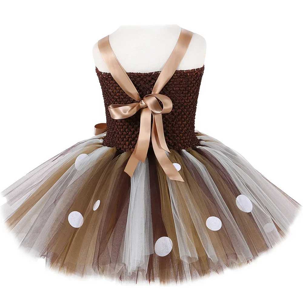 Deer costume girl Christmas Tutu dress childrens birthday jungle park Halloween animal reindeer costume W250111