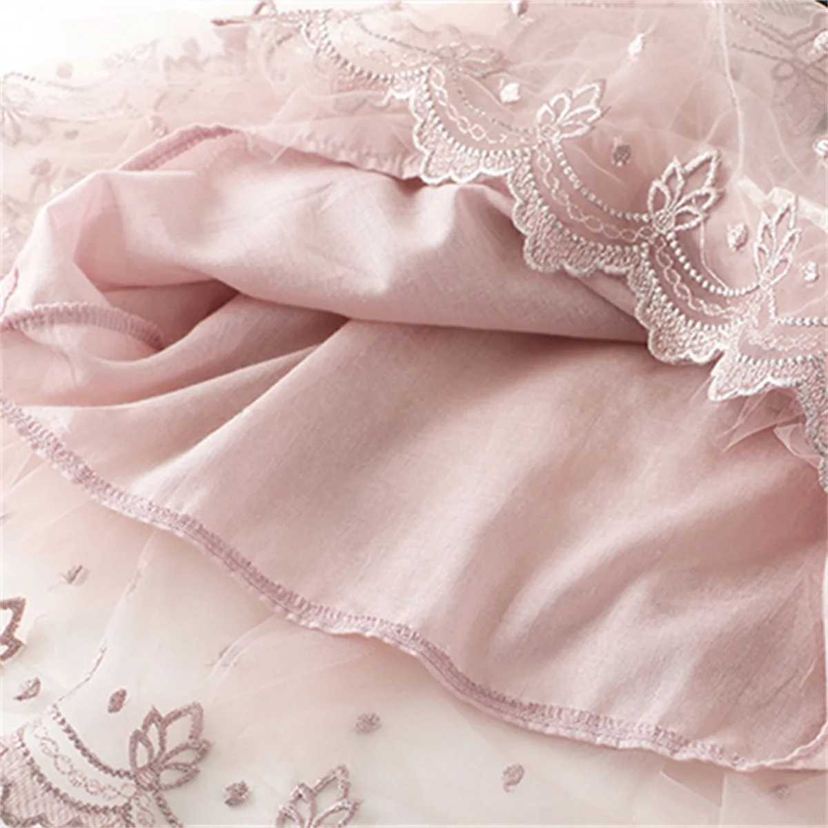 3-8 year summer princess girl dress floral print ruffled sleeves lace Tutu mini dress W250111