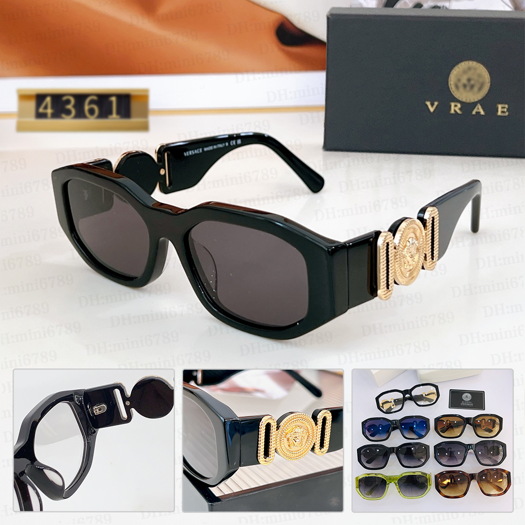 Sunglasses designer VE4361 for woman man glasses polarized uv protectio lunette gafas de sol shades goggle with box beach sun small frame sunglasses