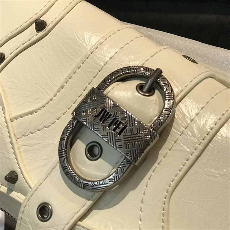 JW PEI High Quality Vintage Rivet Design Motorcycle Stylish Cool Girl Style Women's Fashion Shoulder Crossbody Bag