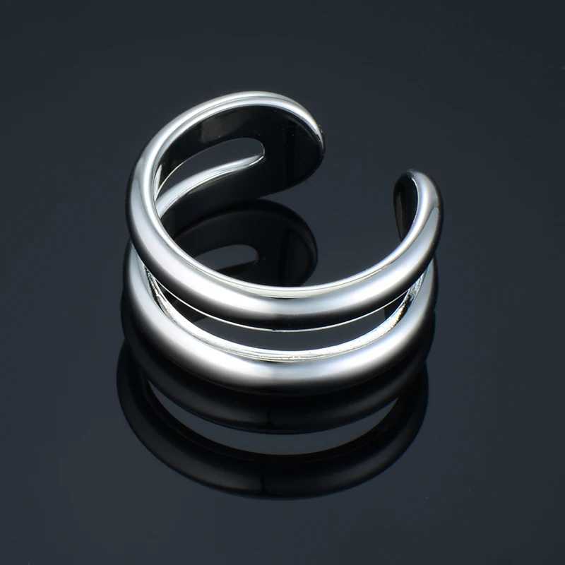 Size 7 Romantic Simple Letter C Ring Gold Plated Stainl Steel Finger Engagement Wedding Rings Promise Jewelry GiftXJ250110