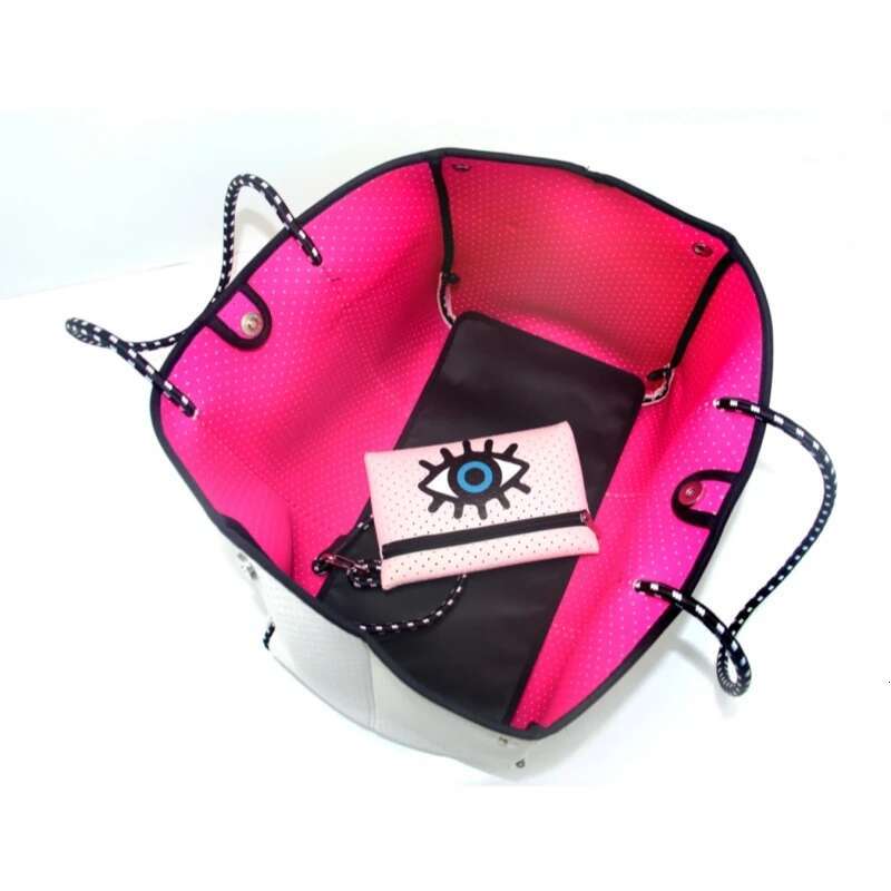 Wholesale Neoprene Women Handbag Leopard Camouflage Summer Shoulder Beach Tote Bag