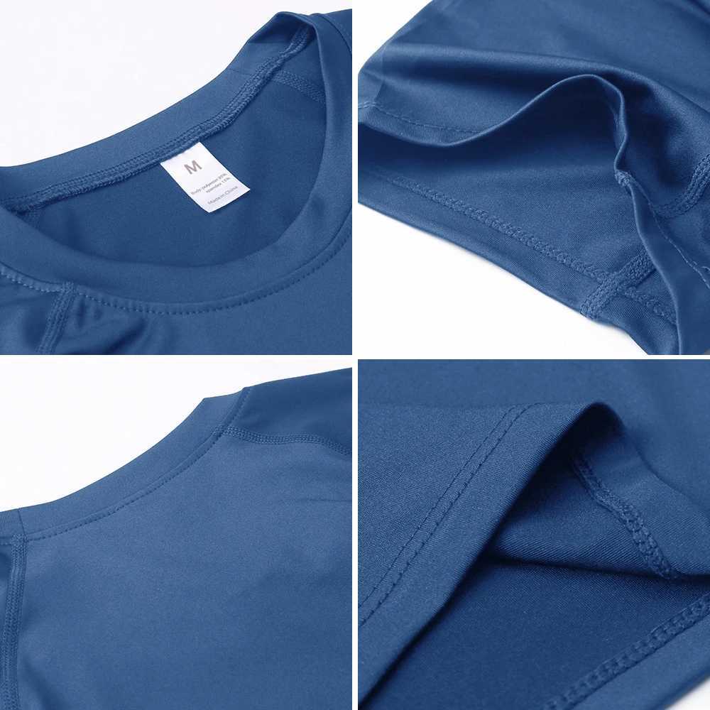 Mens compression shirt quick drying short sleeved sports T-shirt gym running T-shirt mens outdoor fitness breathable top W250111