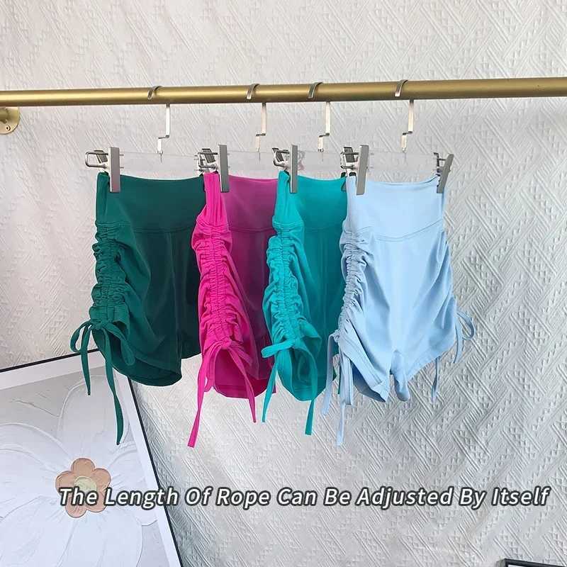 2024 Yoga Shorts Women Fitness Shorts Running Cycling Shorts Breathable Sports Leggings High Waist Summer Workout Gym ShortsXJ250111