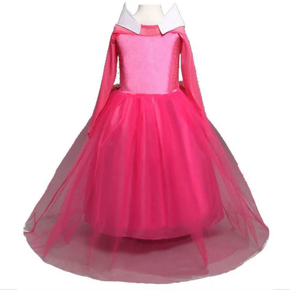 Girl Aurora Dress Sleep Beau Costume Childrens Princess Dress Childrens Halloween Birthday Party Costume W250111