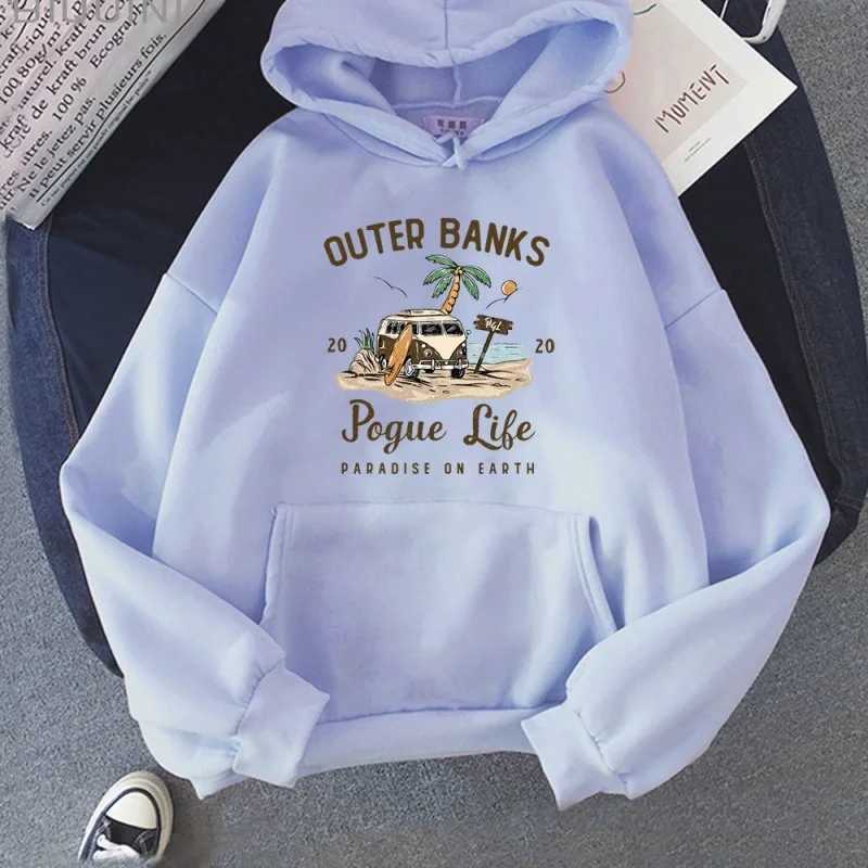2025 Outdoor Banks Paradise on Earth Hoodies TV Program Streetwear Pullover Pogue Life Essentials Hoodies for Outdoor Enthusiasts W250110