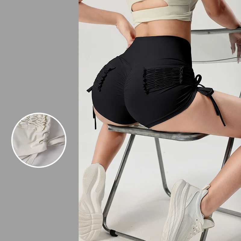 2024 Gym Yoga Shorts For Women Tight Legging High Waist Scrunch Butt Workout Running Yoga Pants Leggings For SportXJ250111