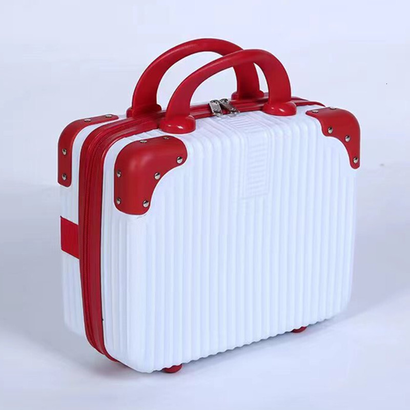 Mini Suitcase 14 Inch Makeup Small Luggage Portable Storage Box Gift Box Creativity