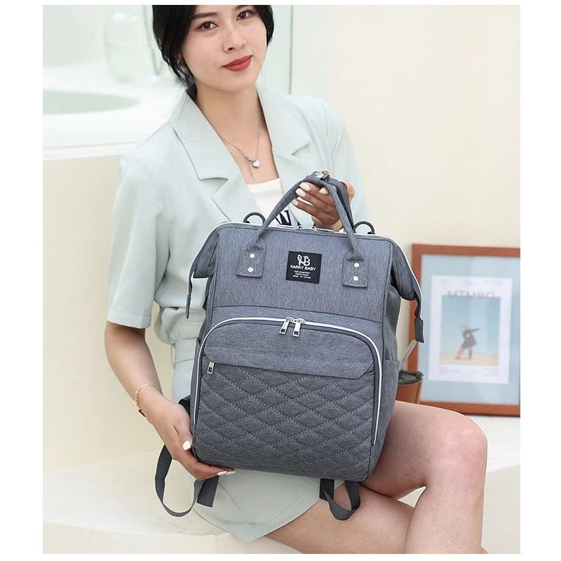 Mummy Diaper Bag For Babies Backpack LargeCapacity Organizer Waterproof Wide Opening Nursing Mommy Bagpack Travel Baby Nappy Bag 250106