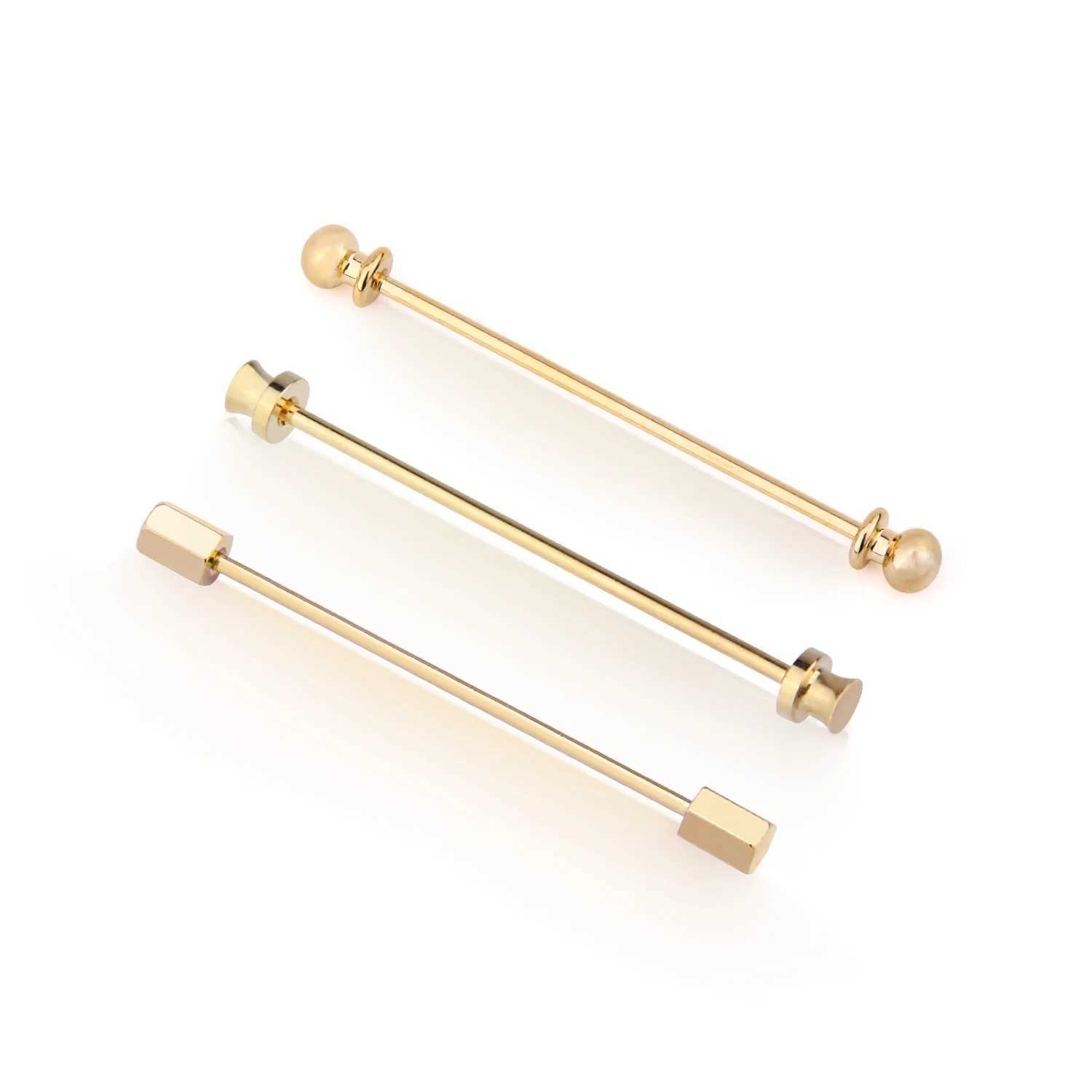 Collar clip mens shirt pin tie clip pin collar brooch wedding souvenir with box mens cufflinks with Lel pin W250111