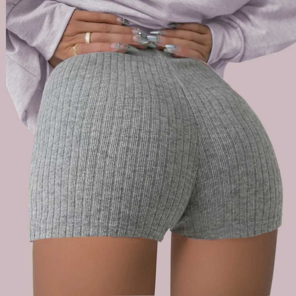 Sexy High Waist Hip Lift Sports Shorts Yoga Pants Fashion Solid Color Yoga Shorts Breathable Fitness Pants for GymXJ250111