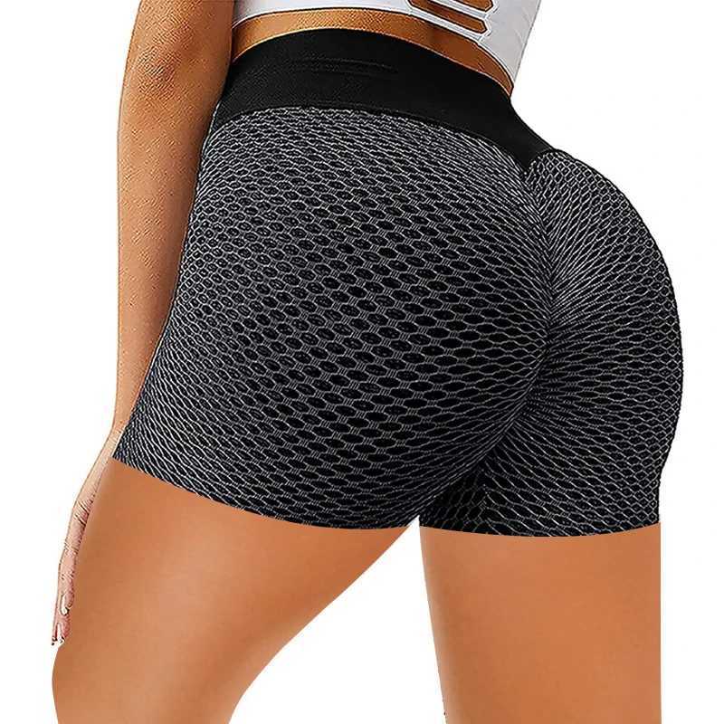 New Women Elastic Bubble Pants Female Workout Yoga Fitness Leggings Seamless Honeycomb Jacquard Hip LiftingXJ250111