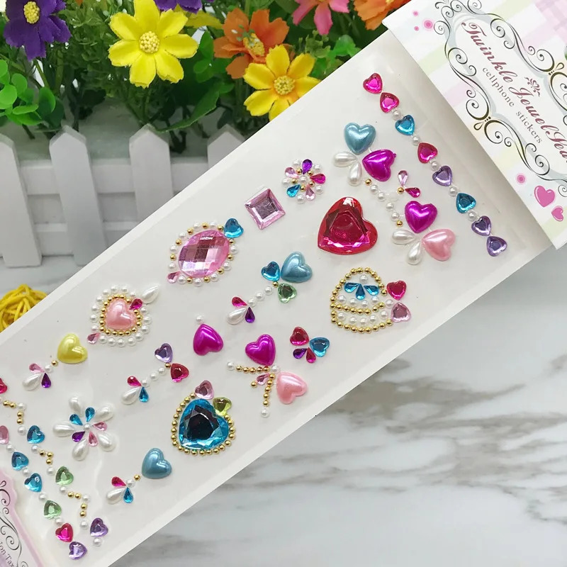 Face Gems Jewels Sticker Bright Stickers for The Festivals Accessories Makeup Crystals Diamonds 241230
