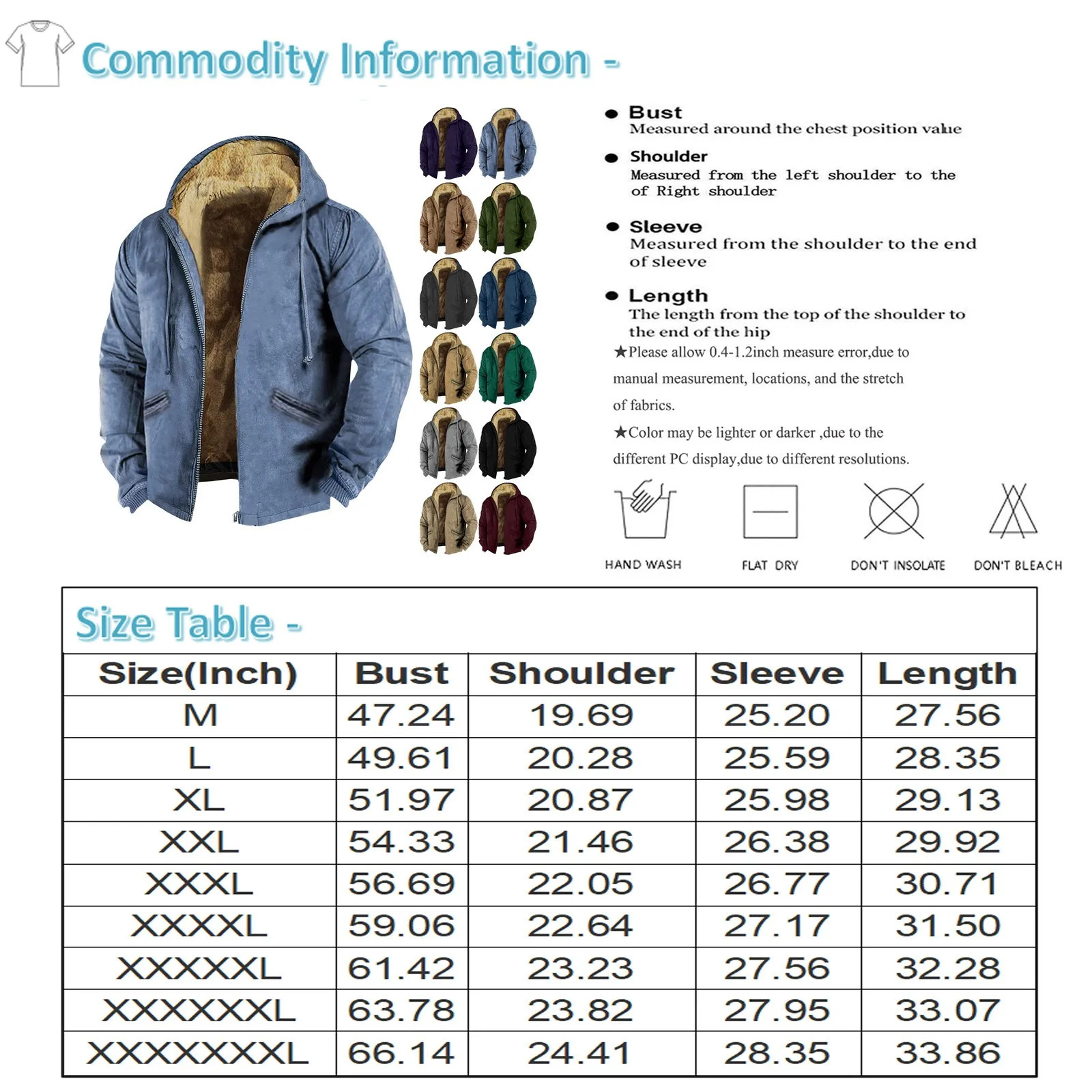 Men Warm Coats Plus Velvet Thick Corduroy Jackets Male Fur Collar Winter Casual Jacket Mens Outwear Thermal Hooded Clothing 250107