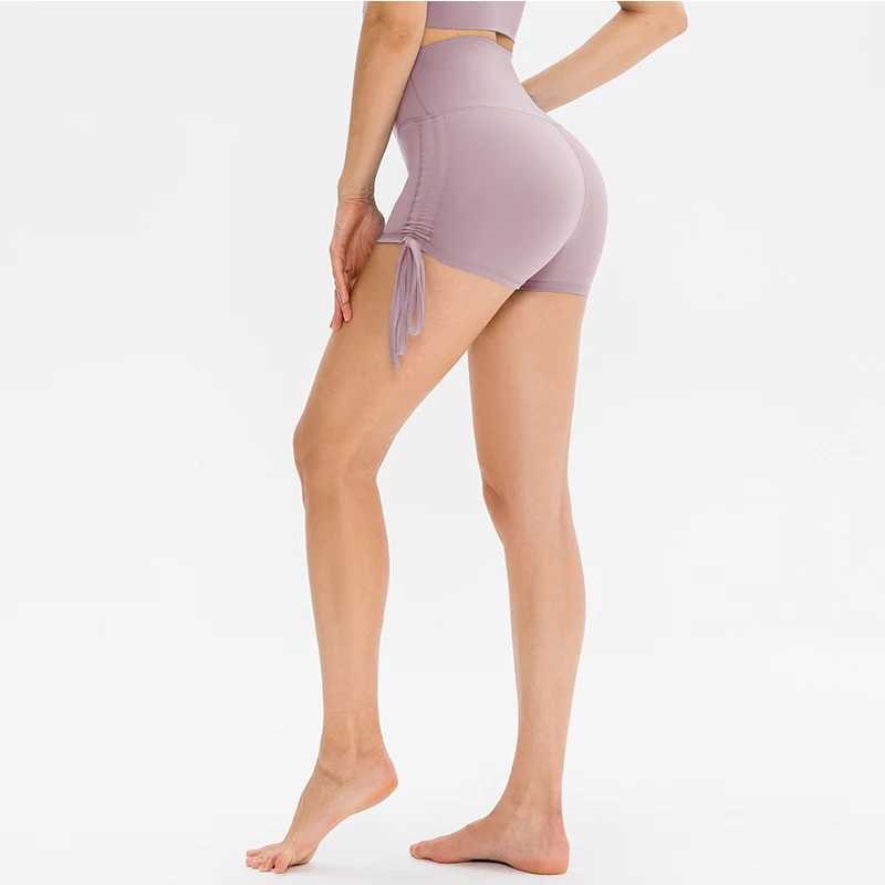 Womens Yoga Shorts High Waist Workout Shorts Gym Training Legging Women Sexy Yoga Gym Running Short PantsXJ250111