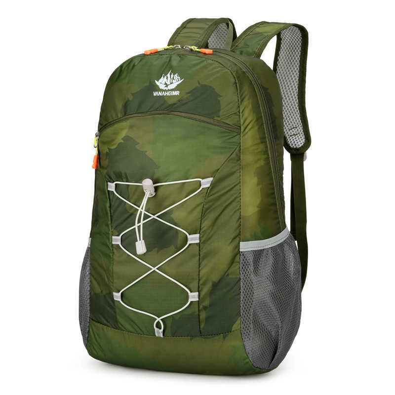 Large Capacity Hiking Backpack Oxford Cloth Outdoor Backpack Hiking Backpack Lightweight Multifunctional Foldable Backpack 240920