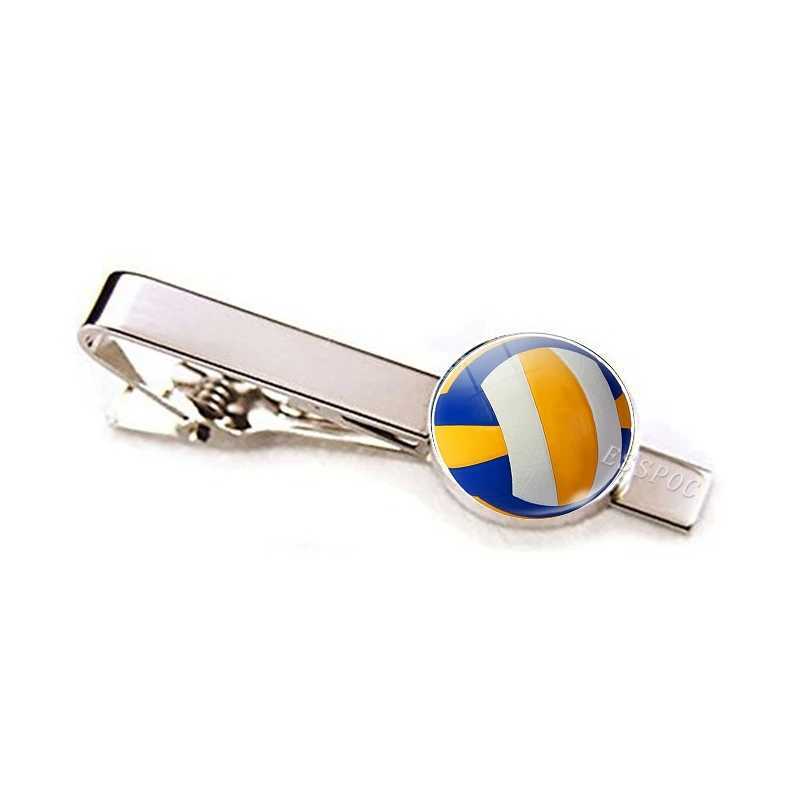 Football Tie Clip Football Basketball Volleyball Snooker Neck Bar Clip Football Tie Clip Football Basketball Volleyball Snooker Neck Tie W250111