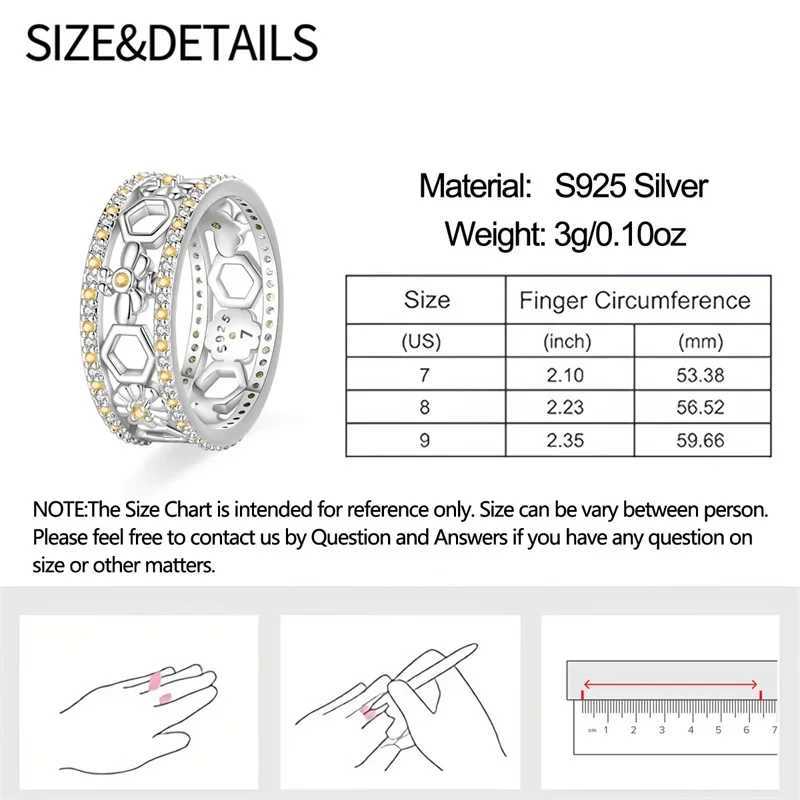 925 sterling silver fashionable sunflower sun and moon wide ring classic heart-shaped crown womens ring elegant party jewelry gift W250111