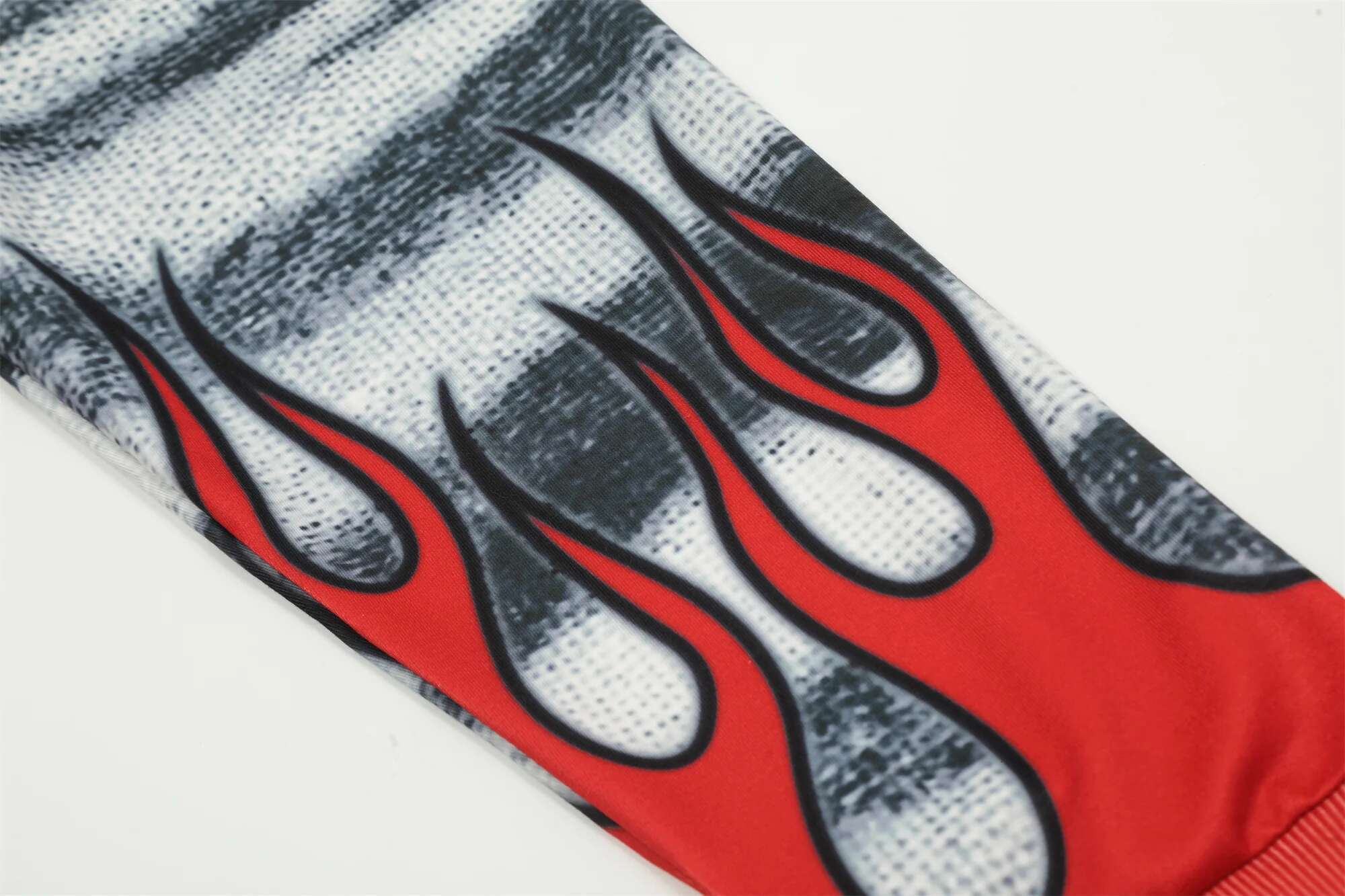 Vintage SM Brand Fashion Full Letter Print Quality Cotton High-Street Casual Loose Long Sleeve T Shirt Pullover For Men