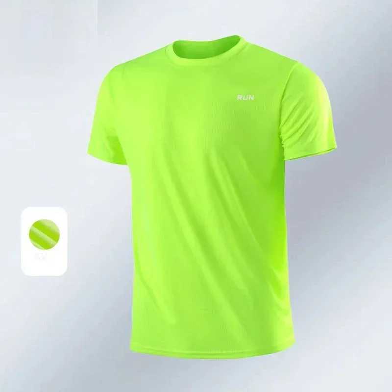 Summer mens casual T-shirt short sleeved white T-shirt solid color o-neck top T-shirt quick drying gym running T-shirt mens clothing W250111