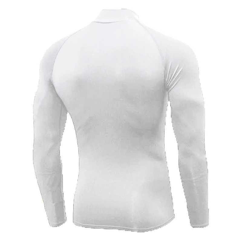Mens compression running T-shirt tight fitting long sleeved sweatshirt training jogging top gym sweatshirt quick drying Rashgaard W250111