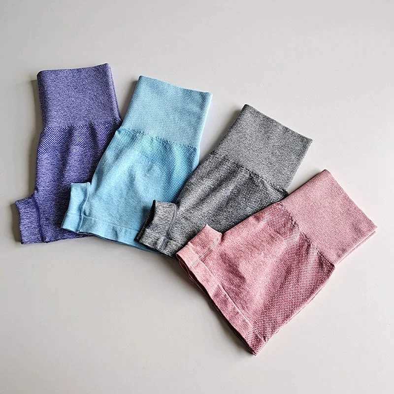 Seamless Yoga Shorts For Women High Waist Tights Push Up Fitness High elasticity Workout Running ShortsXJ250111