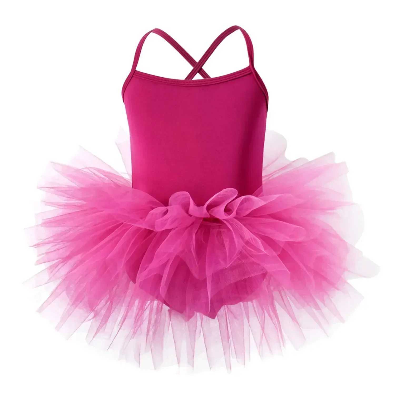 New Girl Ballet TuTu Dress 1-8 Ys Fashion Professional Childrens Dance Par Dress Performance Costume Princess Wedding Dress W250326