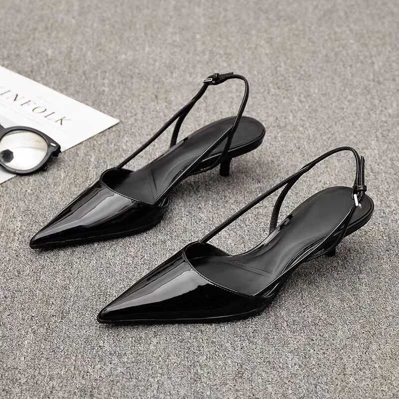 New Arrival Womens Pointed Heel Sandals Dress Party Fashion Summer Slide New Walk Flip Pump Slide T250409