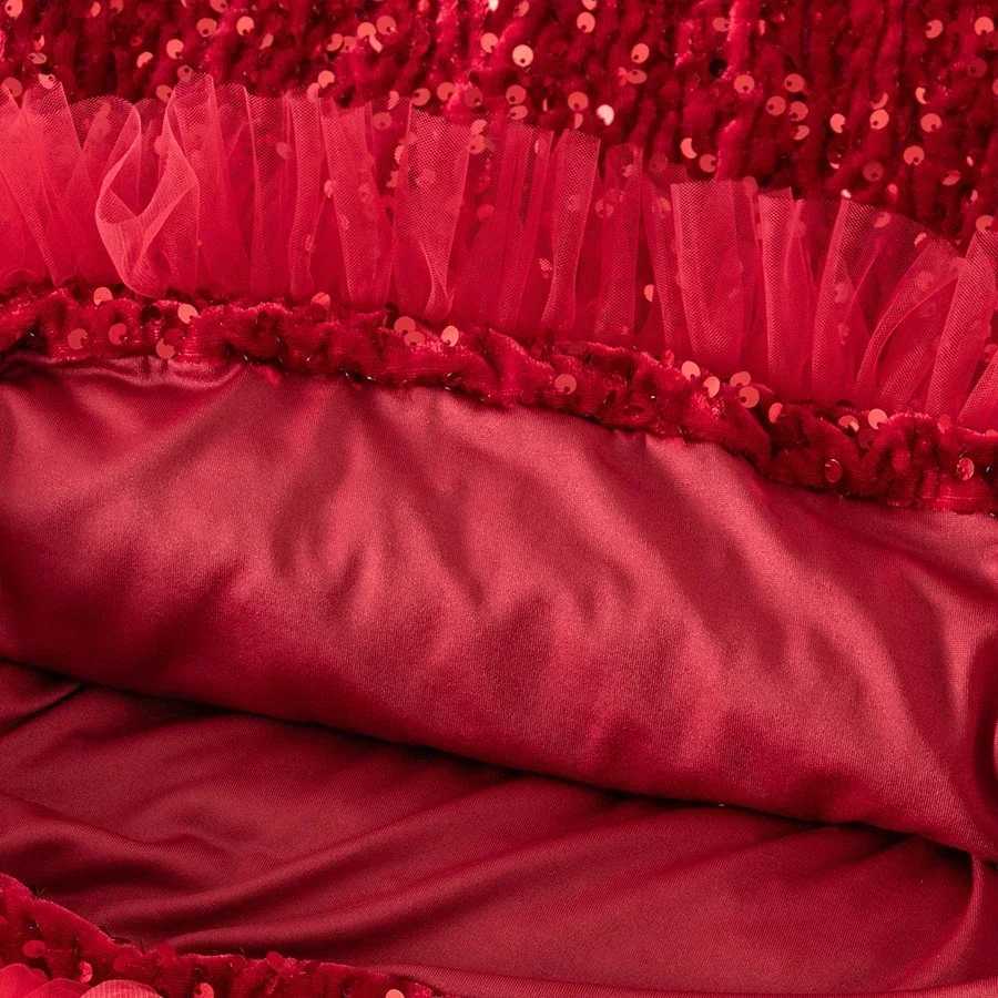 New autumn girl princess dress baby elegant Par Tutu fluffy sequin mesh skiing childrens mesh chiffon birthday dress L465 W250111