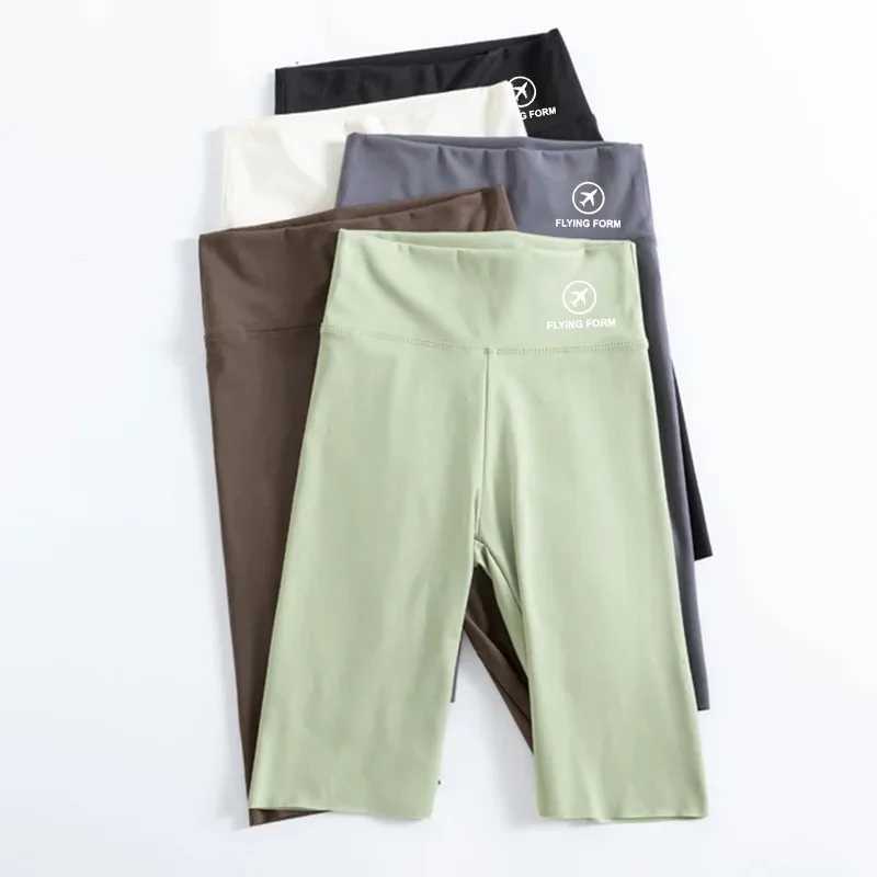 High-waisted Bottoming Trousers Female External Wear Hip Lifting Tight High Elasticity Yoga Trousers Five-minute Shorts WomenXJ250111