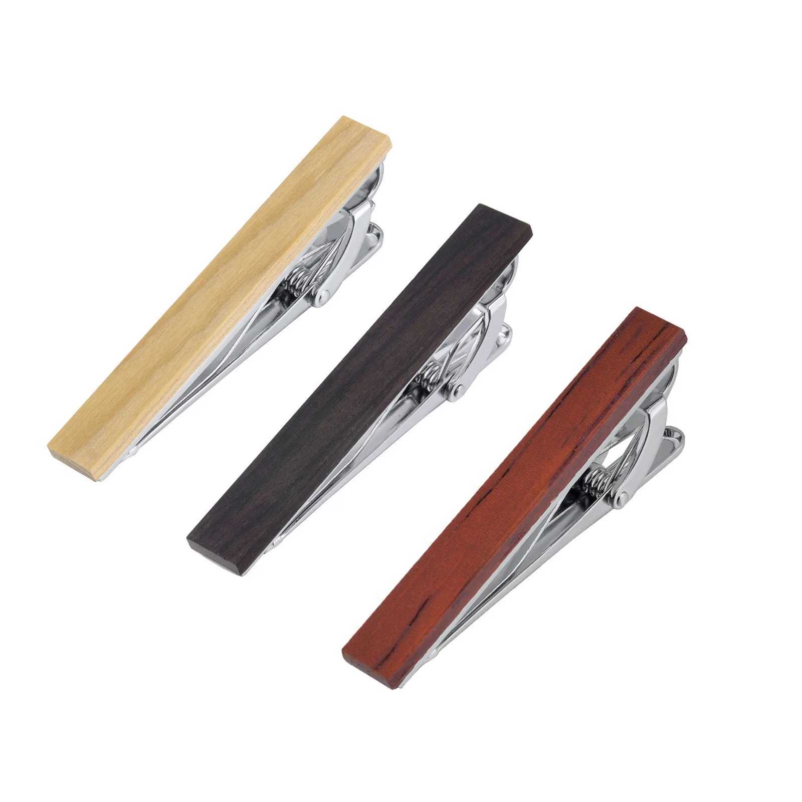 Free laser engraving custom tie clip wooden tie rod with personalized engraving gift suitable for grooms wedding party gift mens gift W250111