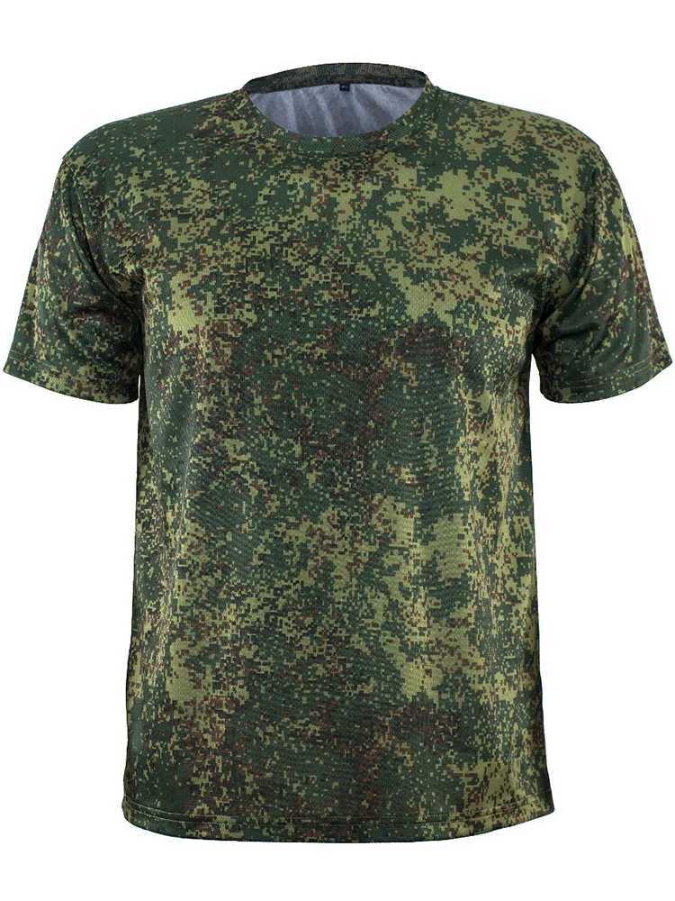 Short sleep quick drying T-shirt Russian EMR Little Green Man tactical T-shirt mens military fan ice silk camouflage outdoor W250111