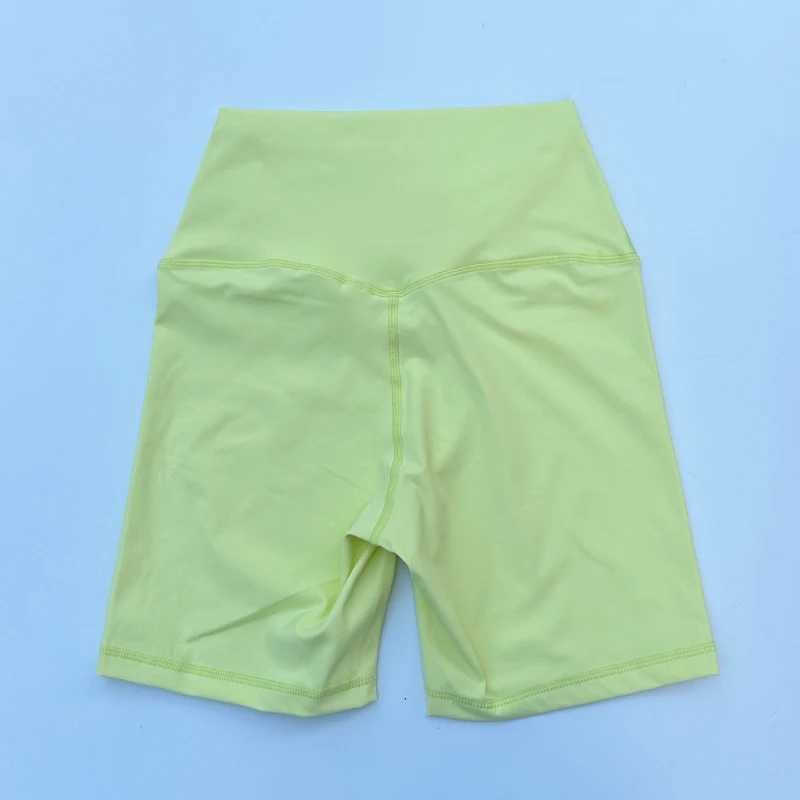 Women Sports Shorts High Waist Yoga Shorts Slim Fit Butt Lift Gym Running High Elastic Nylon ShortsXJ250111