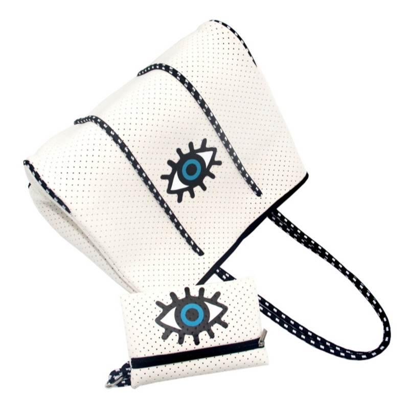 Wholesale Neoprene Women Handbag Leopard Camouflage Summer Shoulder Beach Tote Bag