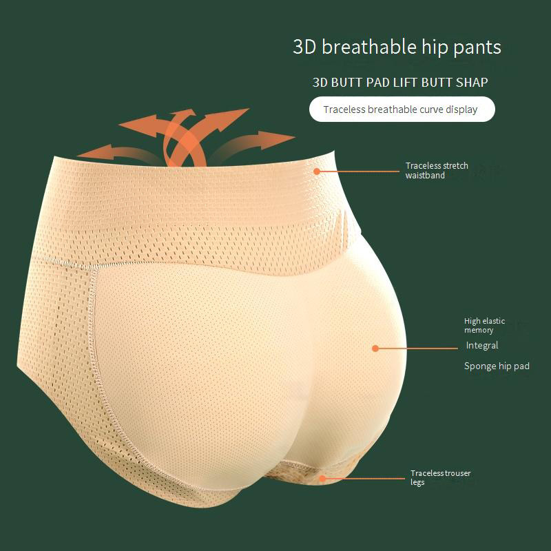 Butt Lifter Shaper Fake Ass Buttocks Hip Pads Invisible Control Briefs Slimming Women Underwear Padded Push Up Shapewear Panties