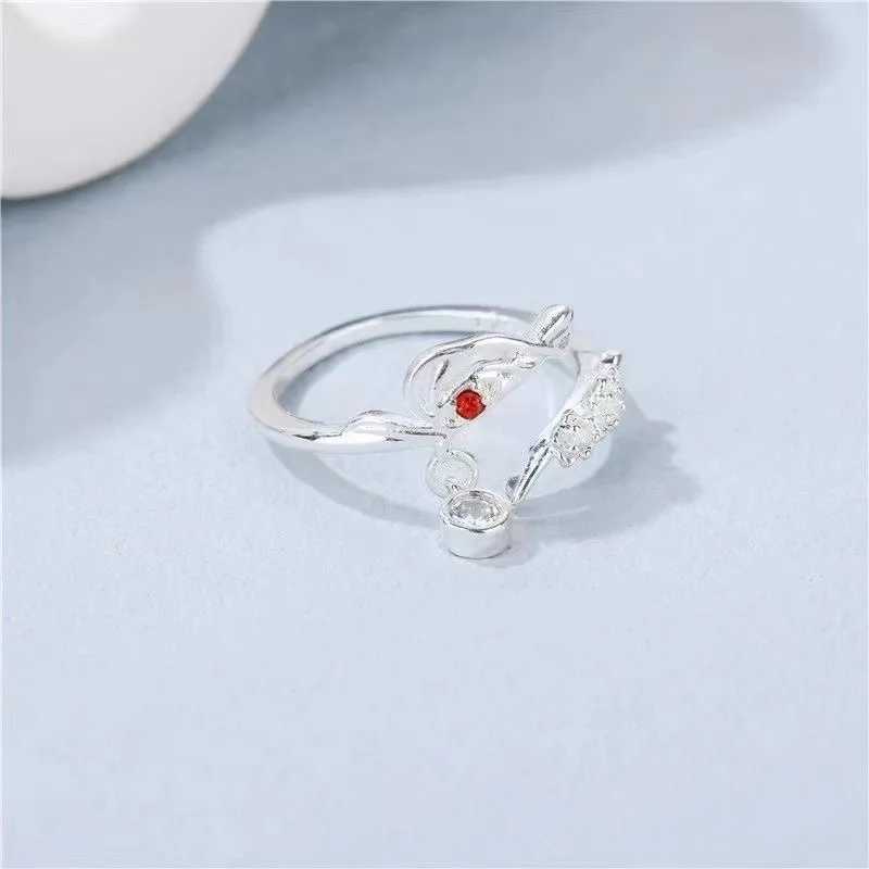 Tianguan Cifu Ring Heaven Official Blessing Huacheng Xielian Adjustable Neutral Couple Ring Jewelry Accessories Gift W250111