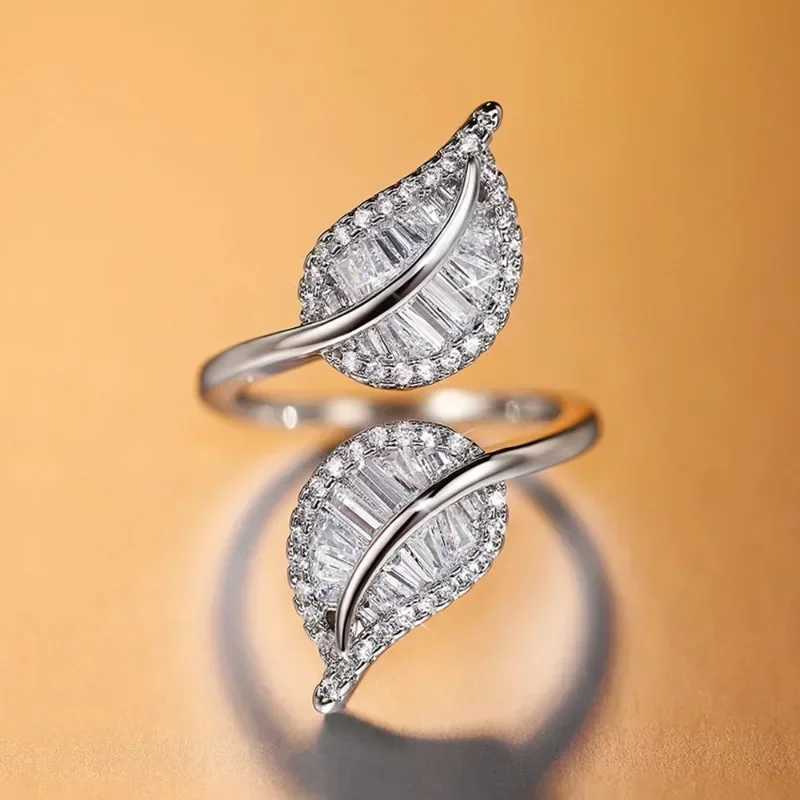 925 Sterling Silver Tree Branch She Ring Charm Sparkling Zirconia Rings Birtay Party Gift for Women Fine Jewelry AccoriesXJ250110