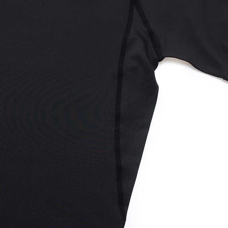 Mens compression running T-shirt tight fitting short sleeved T-shirt training jogging shirt gym sportswear quick drying Rashgaard W250111