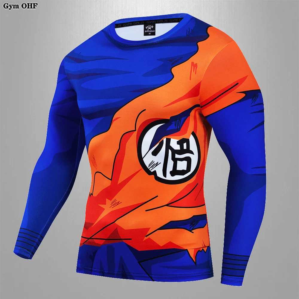 MMA Rashguard Jujutsu Bjj T-shirt Mens Compression Shirt Quick drying Gym Running Top Three way Boxing Shirt Mens T-shirt W250111