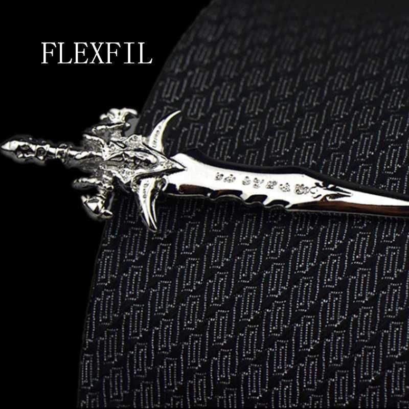 FLEXFIL Tie Clip Collar Mens Set and Tie Clip Fashion Accessories Wedding Gift Collar Sword New Product 2019 W250111