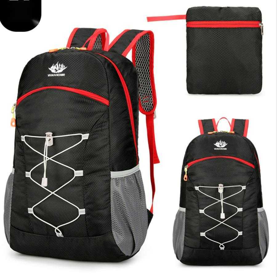 Large Capacity Hiking Backpack Oxford Cloth Outdoor Backpack Hiking Backpack Lightweight Multifunctional Foldable Backpack 240920