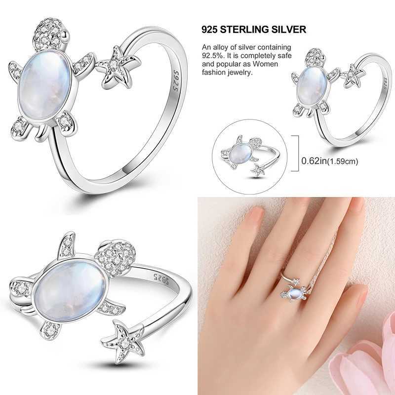 925 sterling silver rotating windmill cherry wreath can emit light and change color firefly chameleon ring W250111